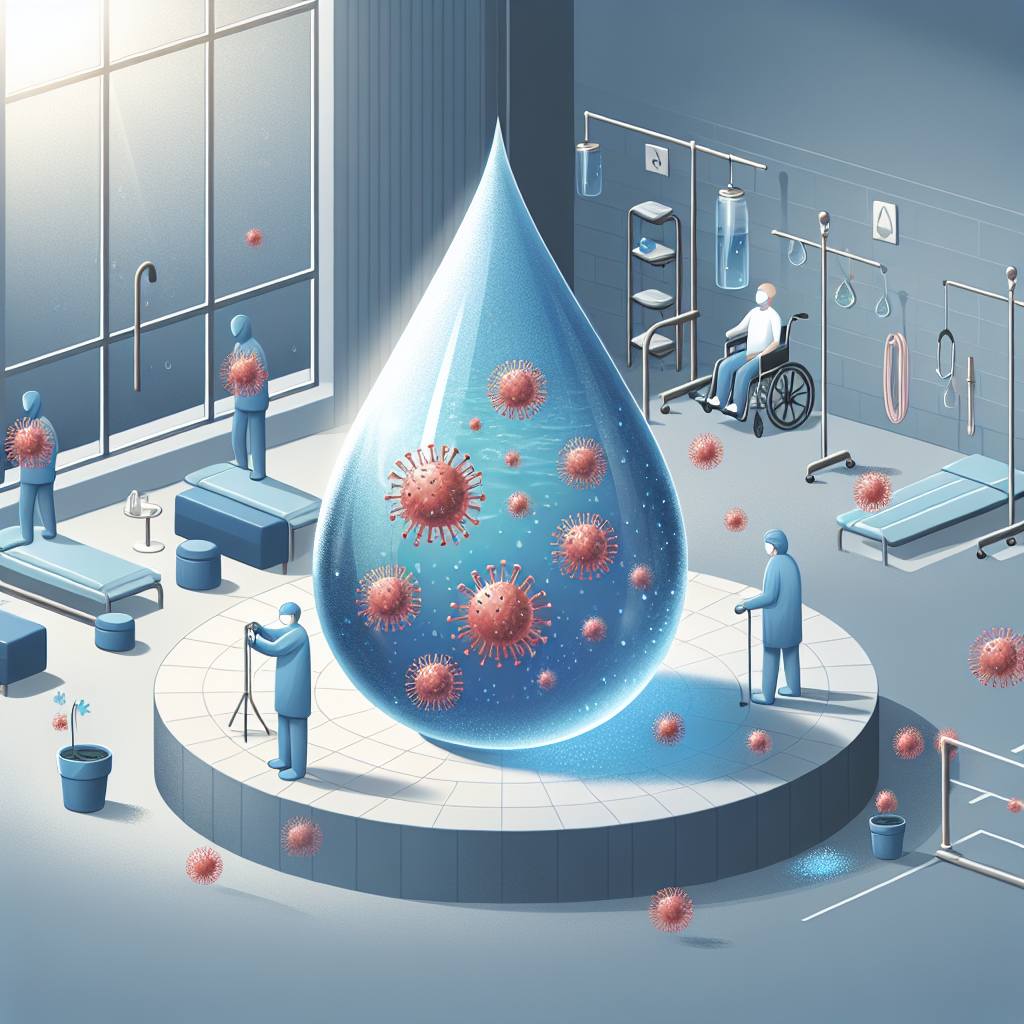 Le rôle de l'eau germicide dans la prévention des virus dans les zones de réhabilitation