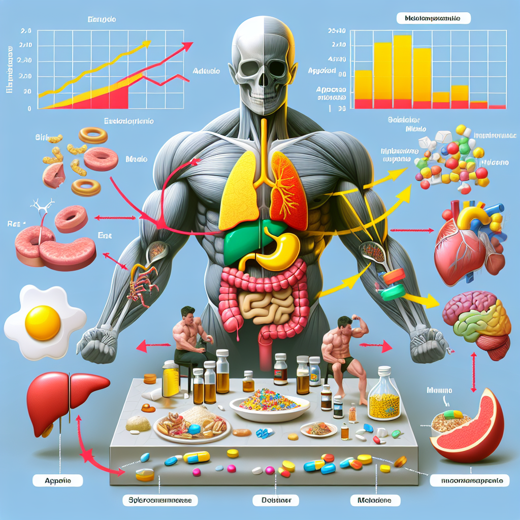 L'effet du Mélange de stéroïdes sur l'appétit et le métabolisme
