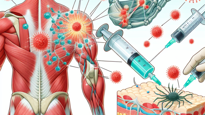 Injection de méthandiénone et son effet sur la régénération des fibres musculaires après une blessure