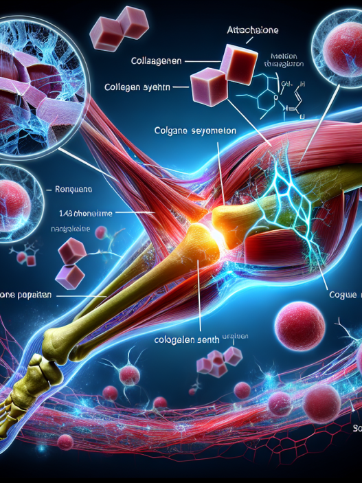 L'effet de la méthandiénone sur la synthèse du collagène et la réparation des ligaments