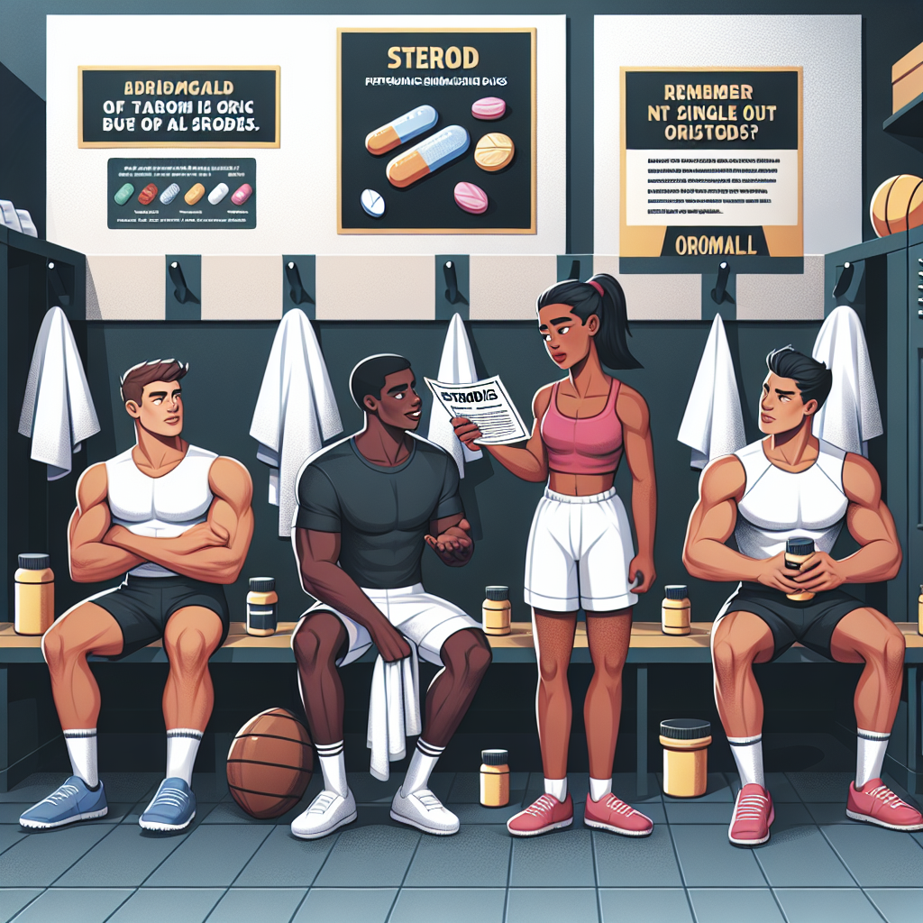 Utilisation des stéroïdes oraux dans les sports d'équipe