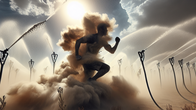 Adaptation à l'entraînement en milieu poussiéreux grâce aux sprays