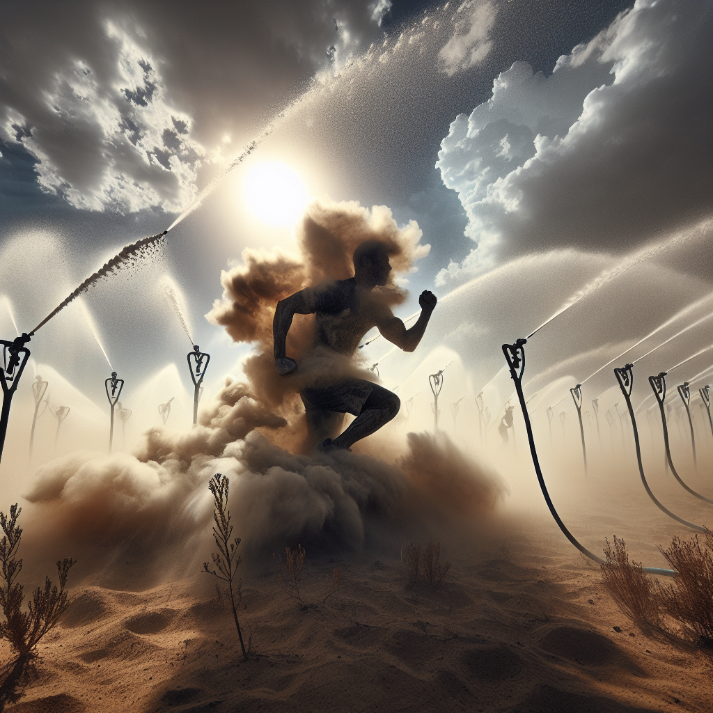 Adaptation à l'entraînement en milieu poussiéreux grâce aux sprays