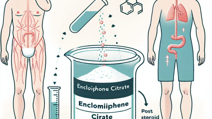 Comment le citrate d'enclomifène aide à réduire les symptômes du syndrome post-stéroïdien