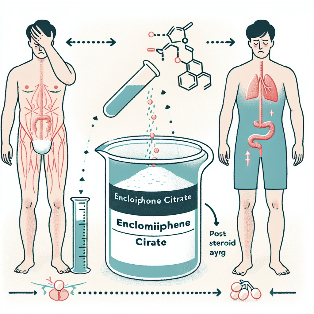 Comment le citrate d'enclomifène aide à réduire les symptômes du syndrome post-stéroïdien