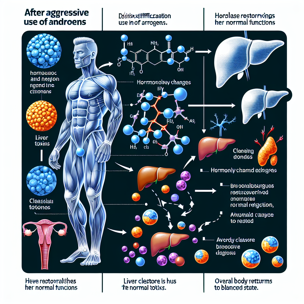 Détoxification après l'utilisation d'androgènes agressifs