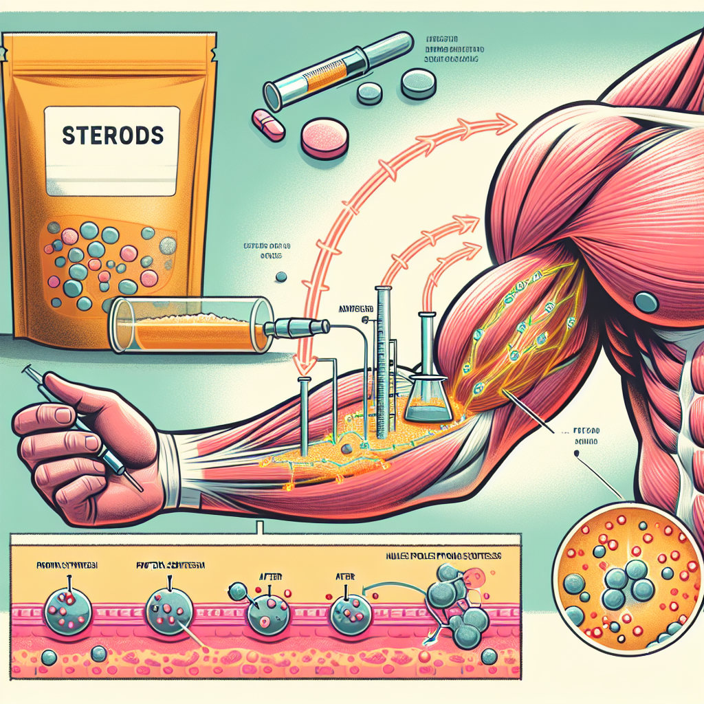 Comment une cure de stéroïdes améliore la synthèse protéique musculaire