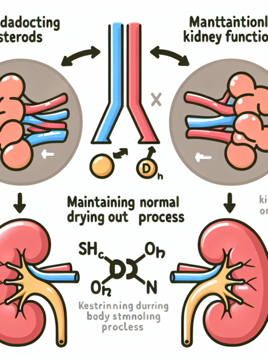 Stéroïdes et maintien d'une fonction rénale normale pendant la sèche