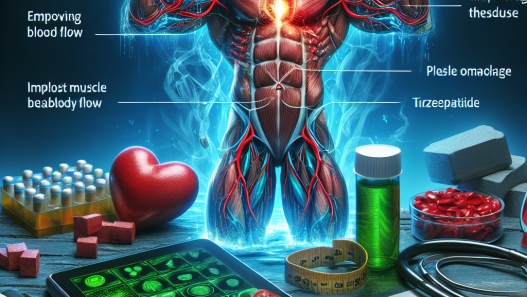 Tirzépatide et amélioration du flux sanguin musculaire