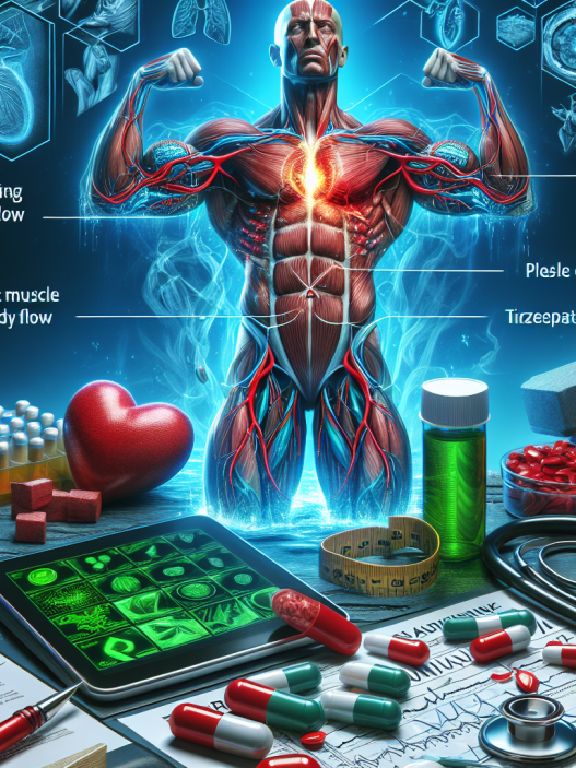 Tirzépatide et amélioration du flux sanguin musculaire