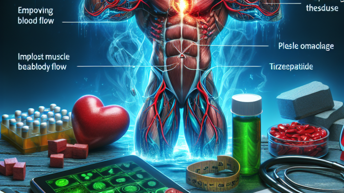 Tirzépatide et amélioration du flux sanguin musculaire