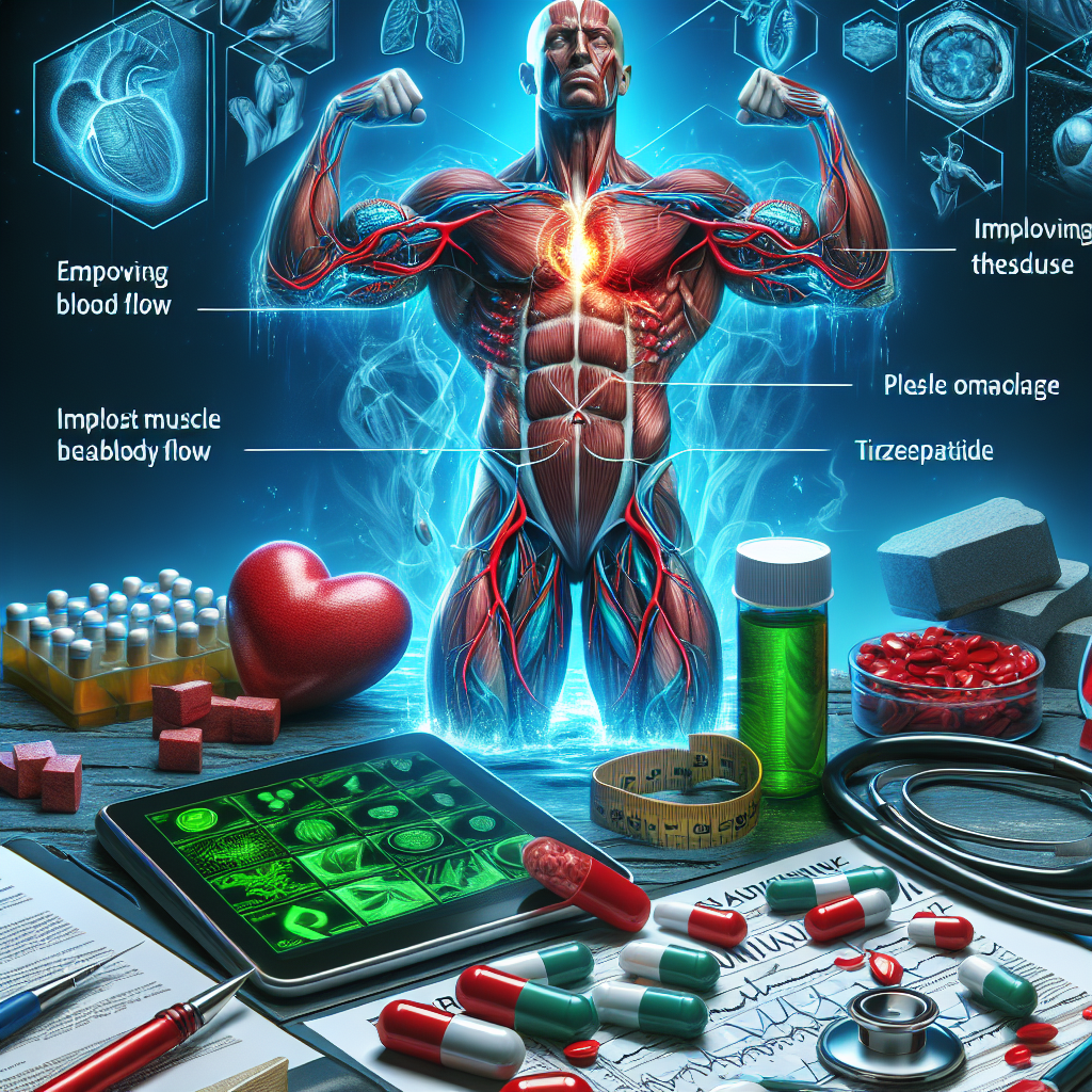 Tirzépatide et amélioration du flux sanguin musculaire