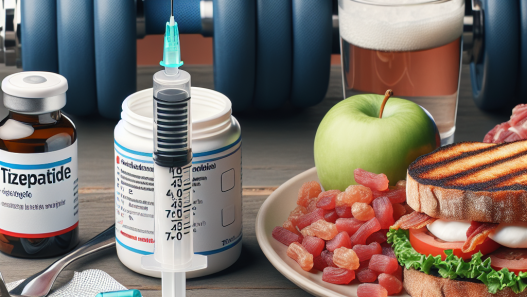 Tirzépatide et maintien d'une glycémie normale pendant les pauses entre les entraînements