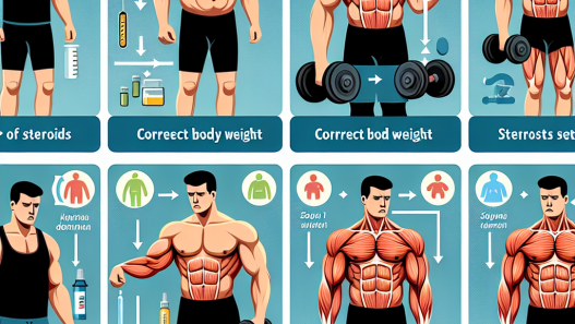 Utilisation de stéroïdes pour corriger le poids corporel après un cycle