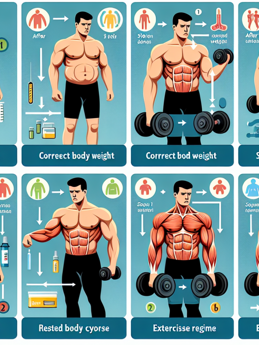 Utilisation de stéroïdes pour corriger le poids corporel après un cycle