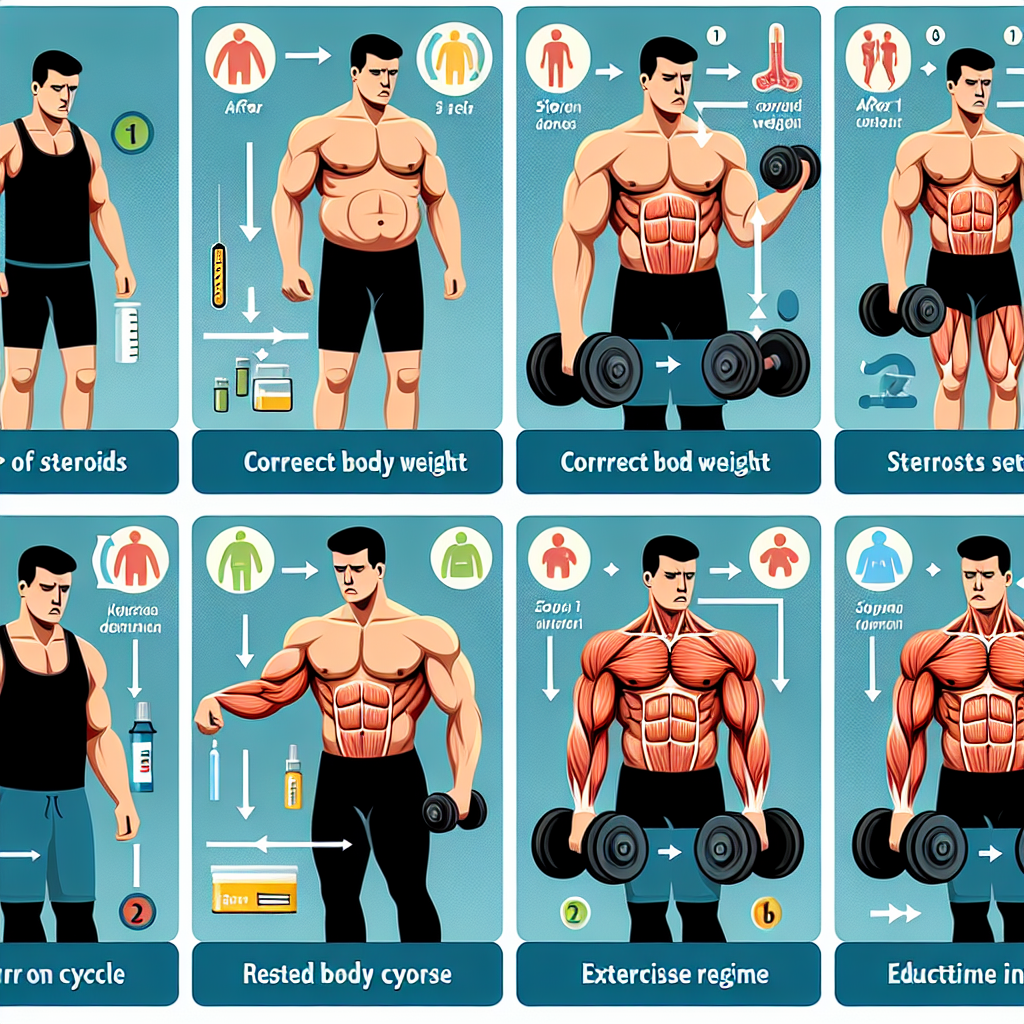 Utilisation de stéroïdes pour corriger le poids corporel après un cycle