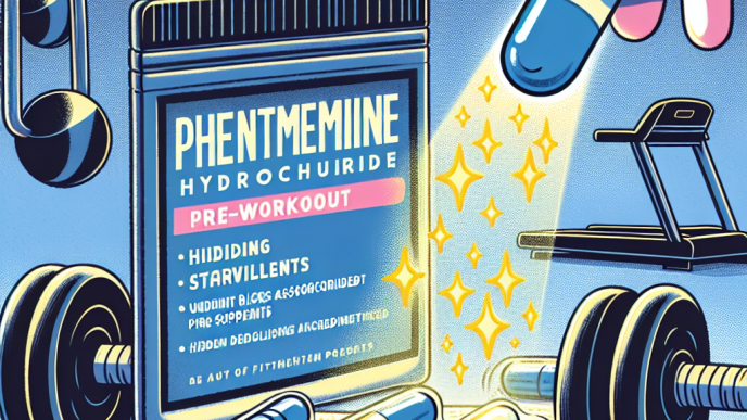 Chlorhydrate de Phentermine : pré-workouts, risque de stimulants cachés