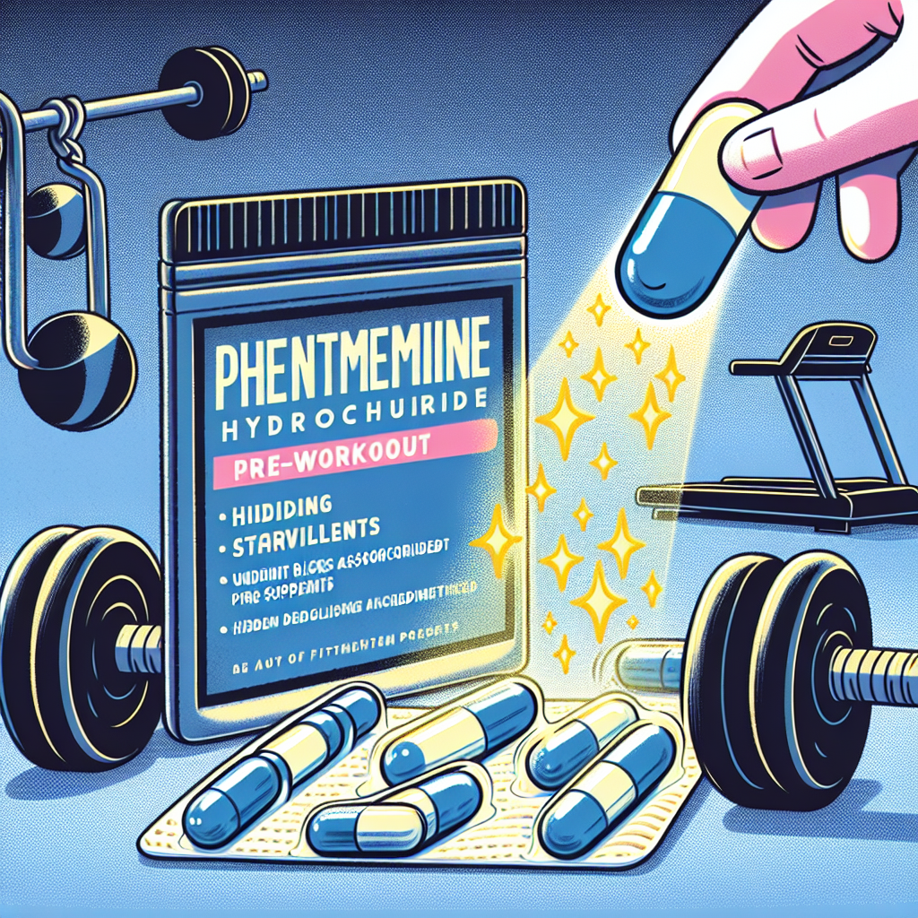 Chlorhydrate de Phentermine : pré-workouts, risque de stimulants cachés